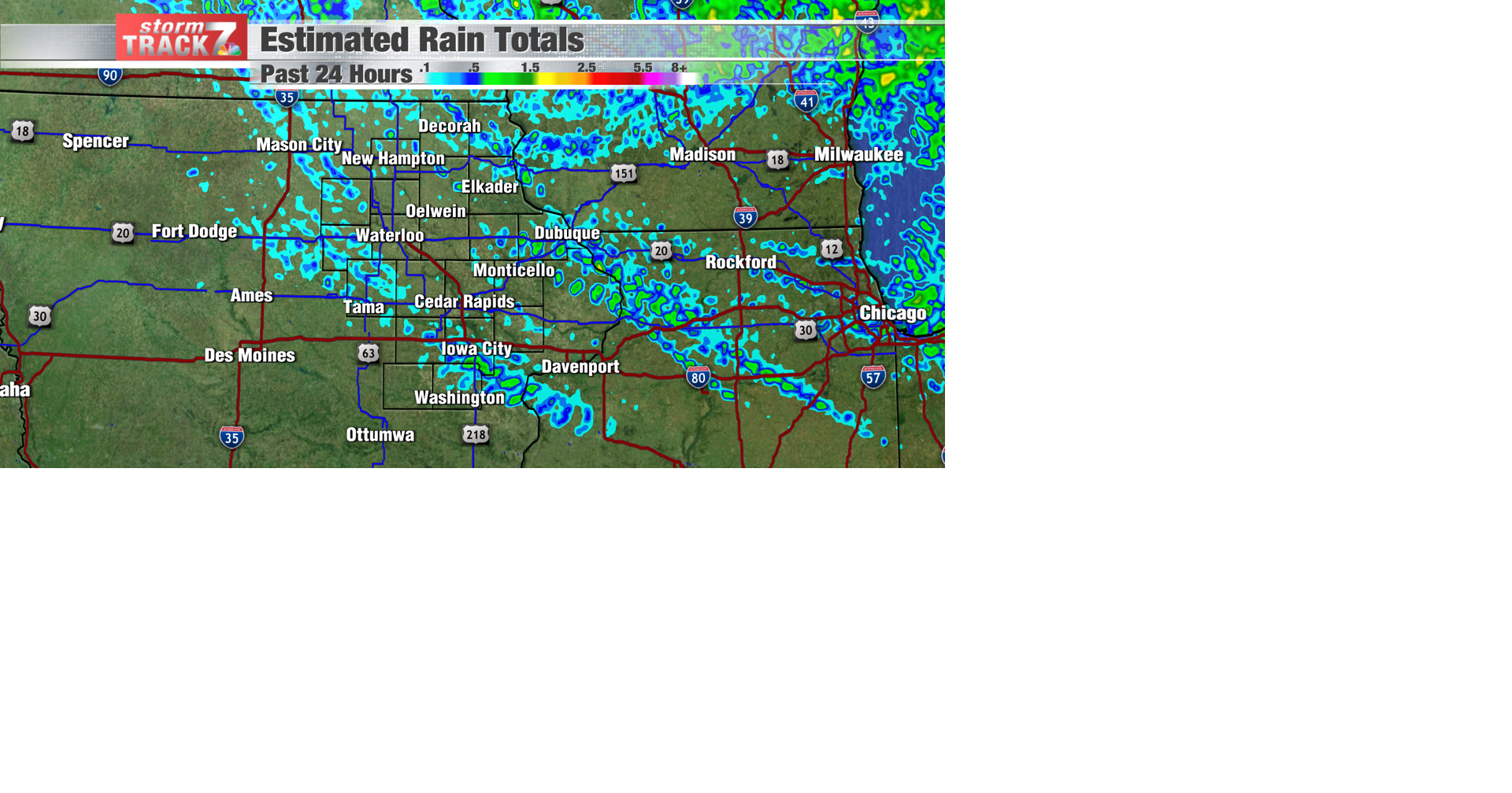 Rainfall Totals 6/25/23 Schnack's Weather Blog
