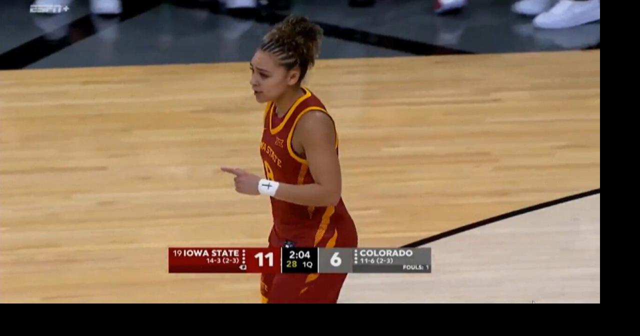 #19 Iowa State Women lose 4th straight falling to Colorado 68-62