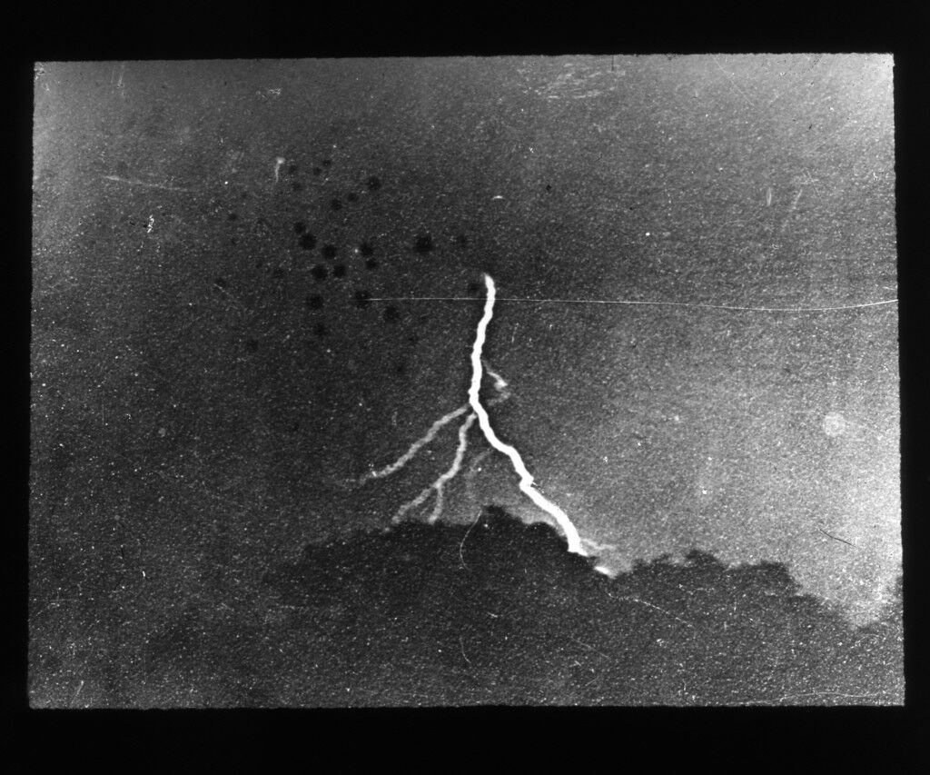 Earliest Known Photo of Lightning | Schnack's Weather Blog 