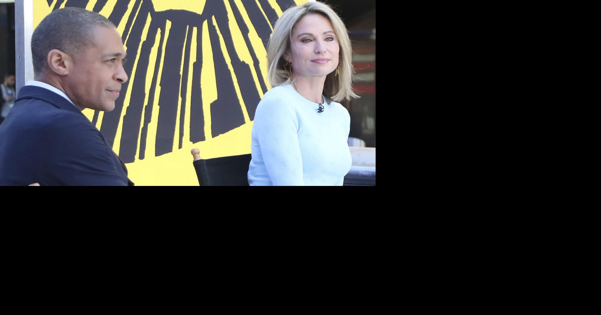 #39 GMA3 #39 anchors Amy Robach and T J Holmes taken off the air following