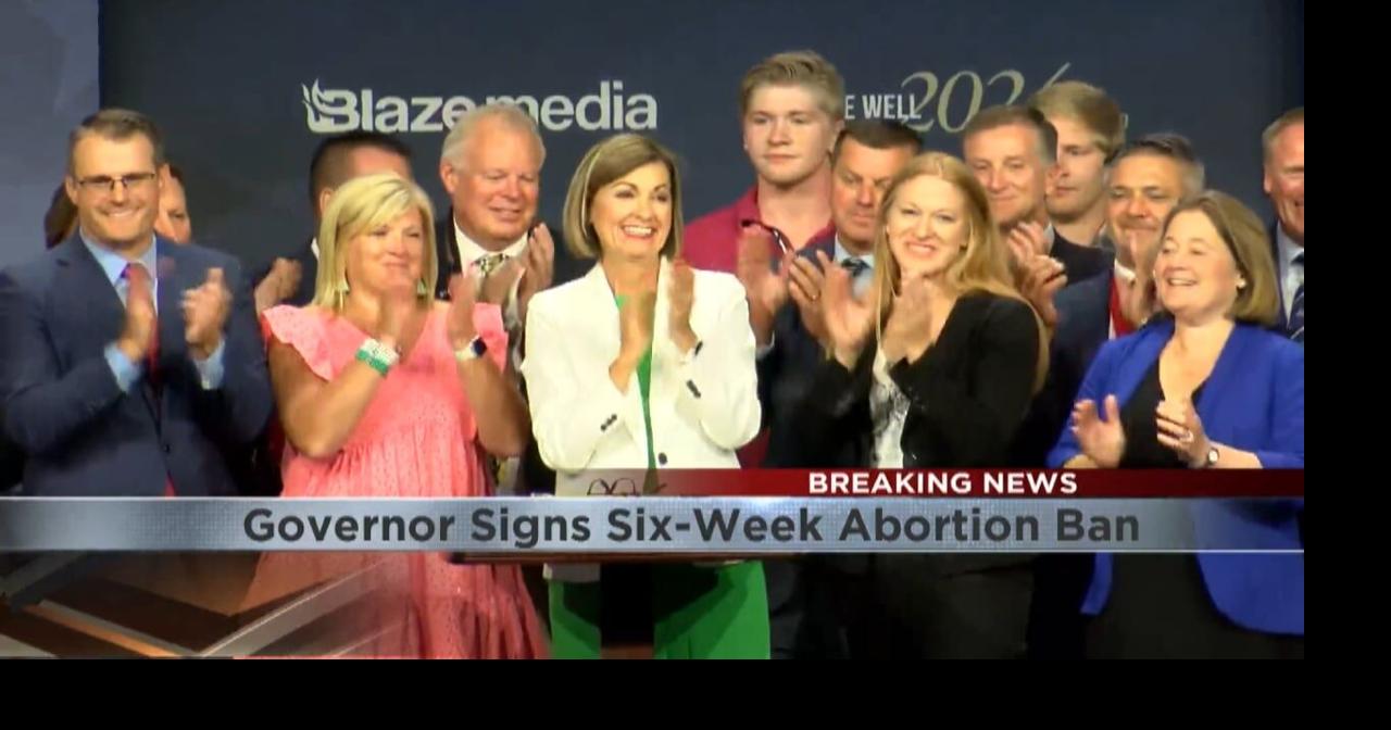 Governor Kim Reynolds signs bill into law that bans most abortions in ...