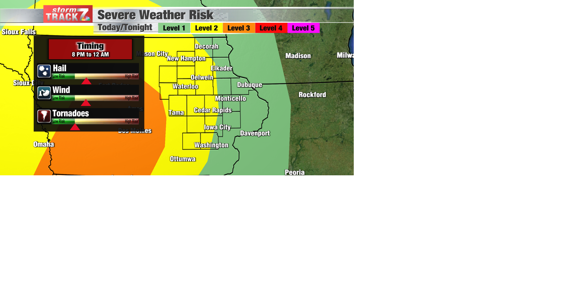 TRACKING: Chance of storms tonight, some possibly strong to severe ...
