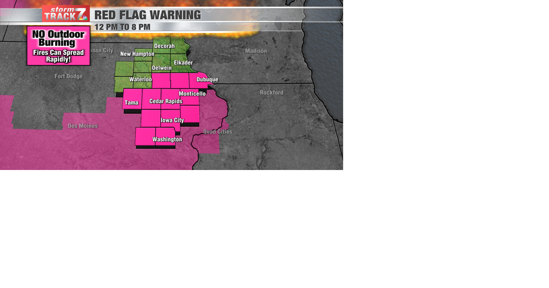 TRACKING: Windy with record warmth and a high fire danger | Forecast ...