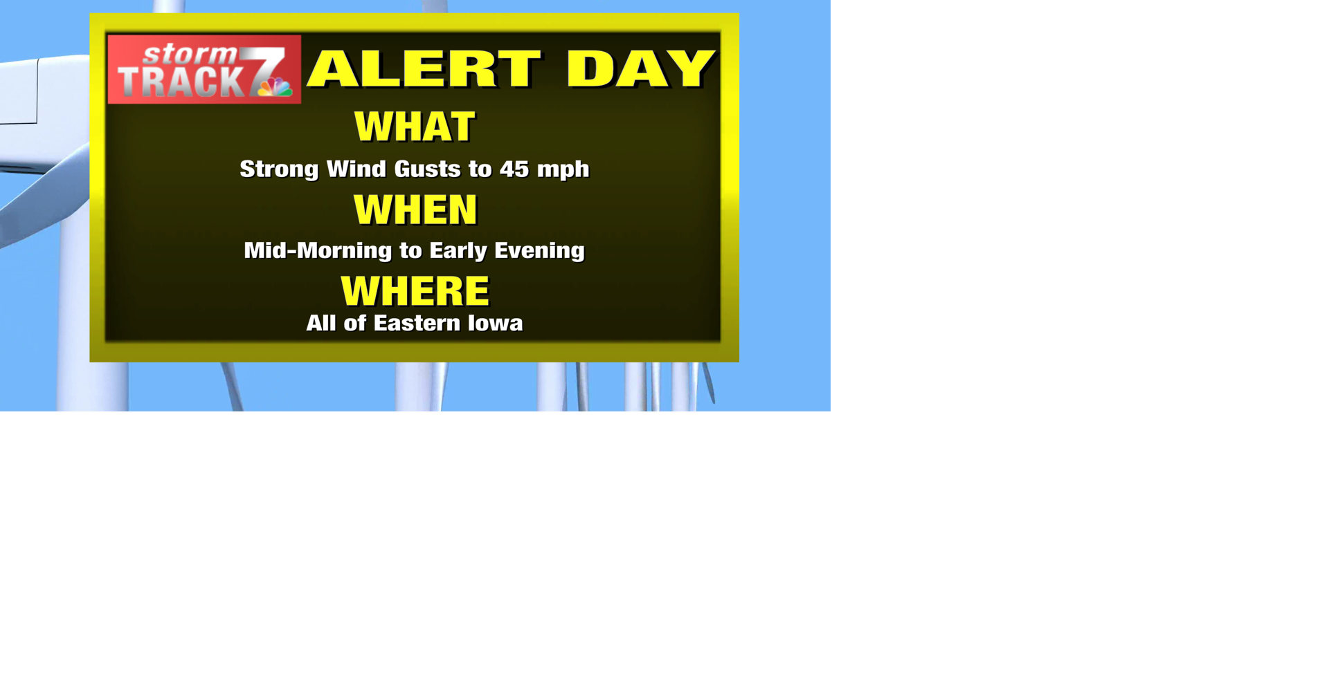 TRACKING: Warm and windy with some showers/rumbles | Forecast | kwwl.com