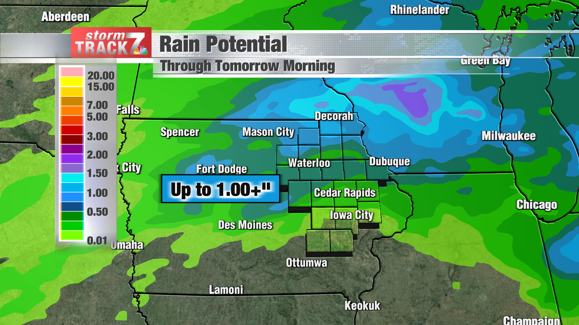 TRACKING: Heavy Rainfall Possible Again Tonight | Forecast | Kwwl.com