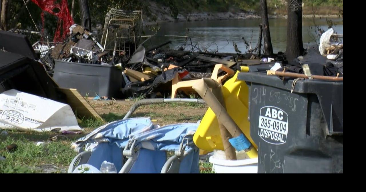 Crews respond to fire at homeless encampment in Iowa City Iowa City