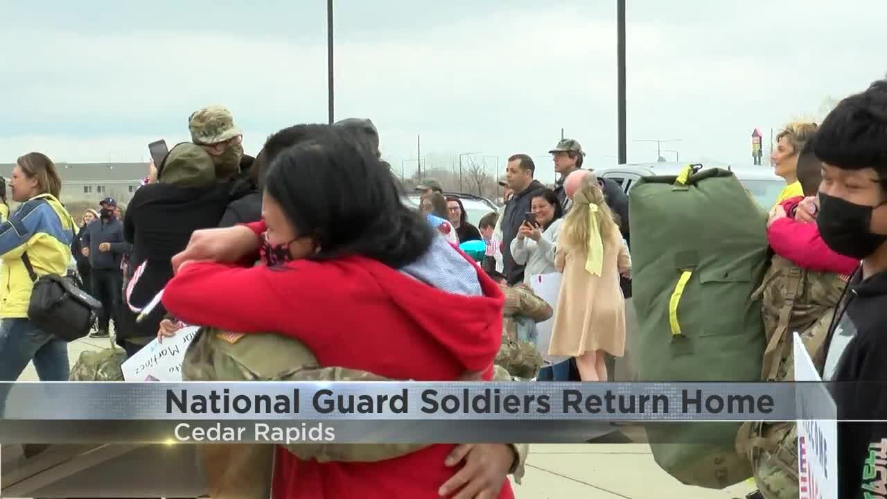 Ironman Battalion returns home to Cedar Rapids Cedar Rapids