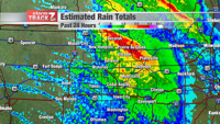 4″ of rain fell in parts of Iowa Tuesday