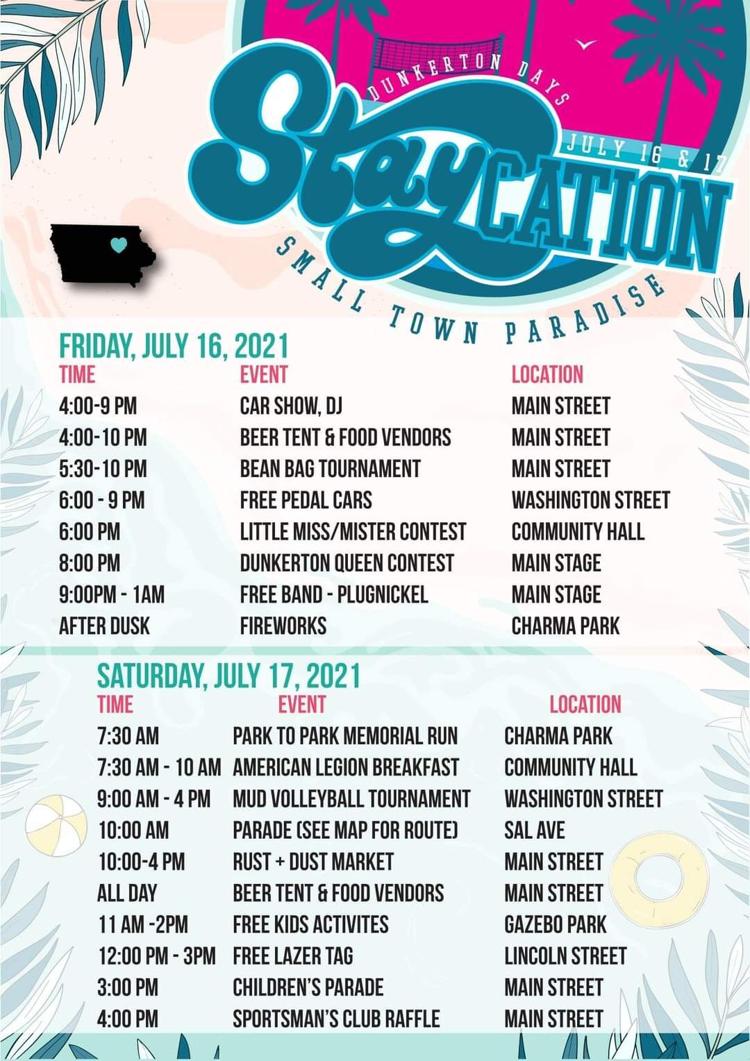 Dunkerton Days releases full list of events this weekend News