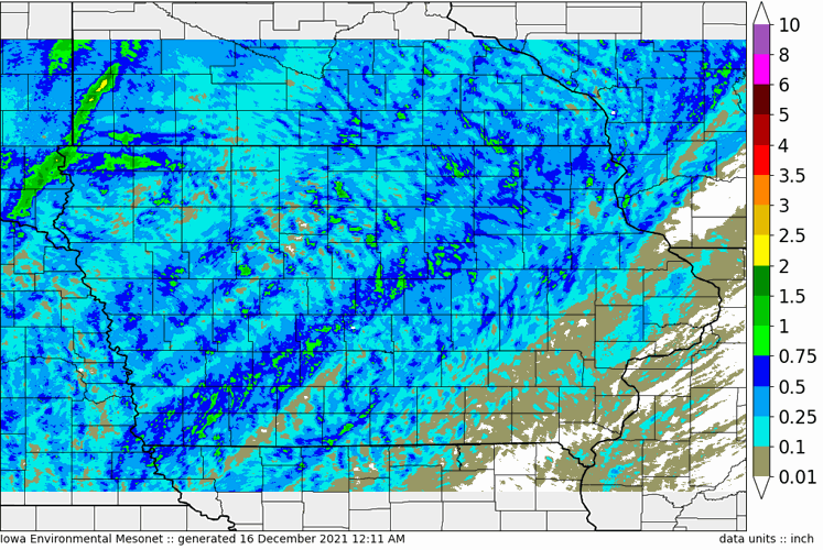 Rainfall Totals 12/16/2021 Schnack's Weather Blog