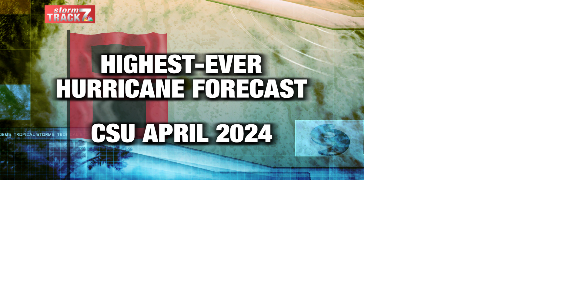 Weather Wonders: Highest CSU hurricane season forecast | Schnack's ...
