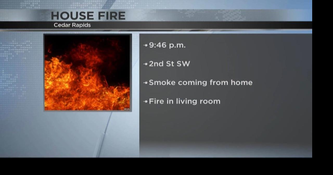 Cedar Rapids officials investigating Sunday house fire Cedar Rapids
