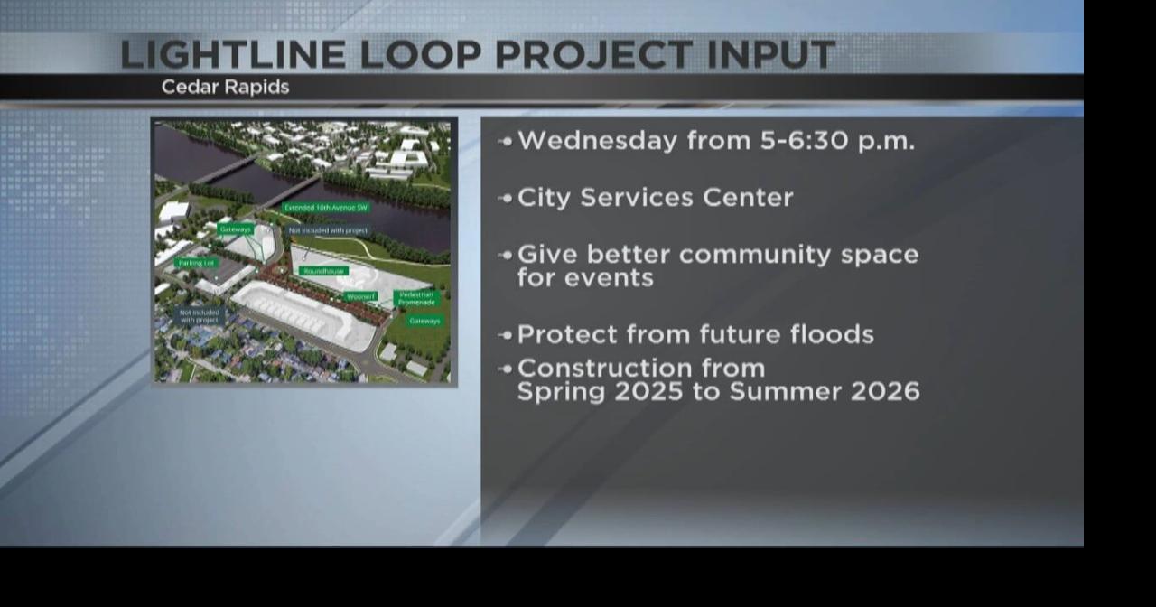 Cedar Rapids Light Line Loop project meeting taking place Wednesday ...