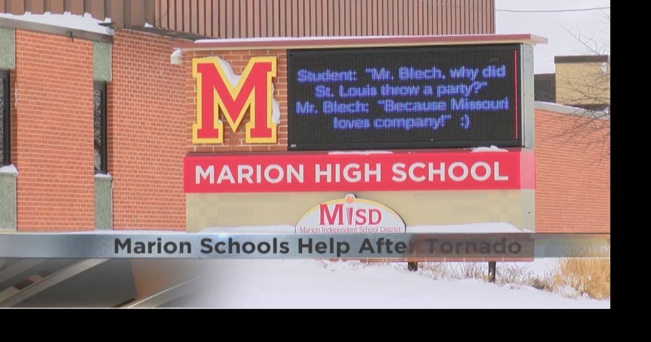 Marion Independent School District hosts supply drive for Winterset