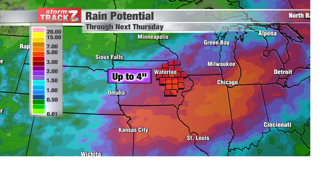 TRACKING: Numerous rain and storm chances | Archive | kwwl.com