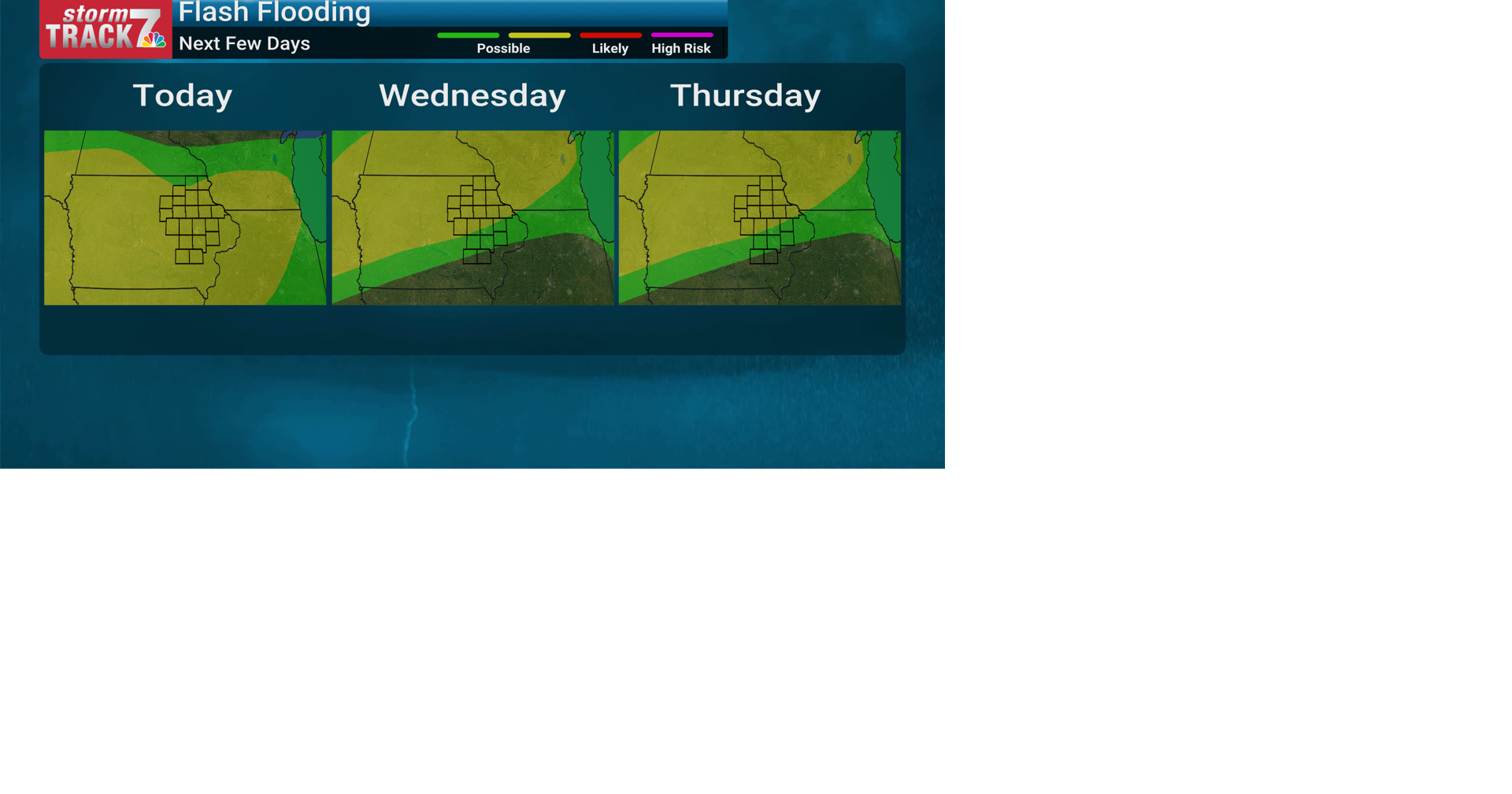 TRACKING: Continued on and off rain/storm chances this week | Forecast ...