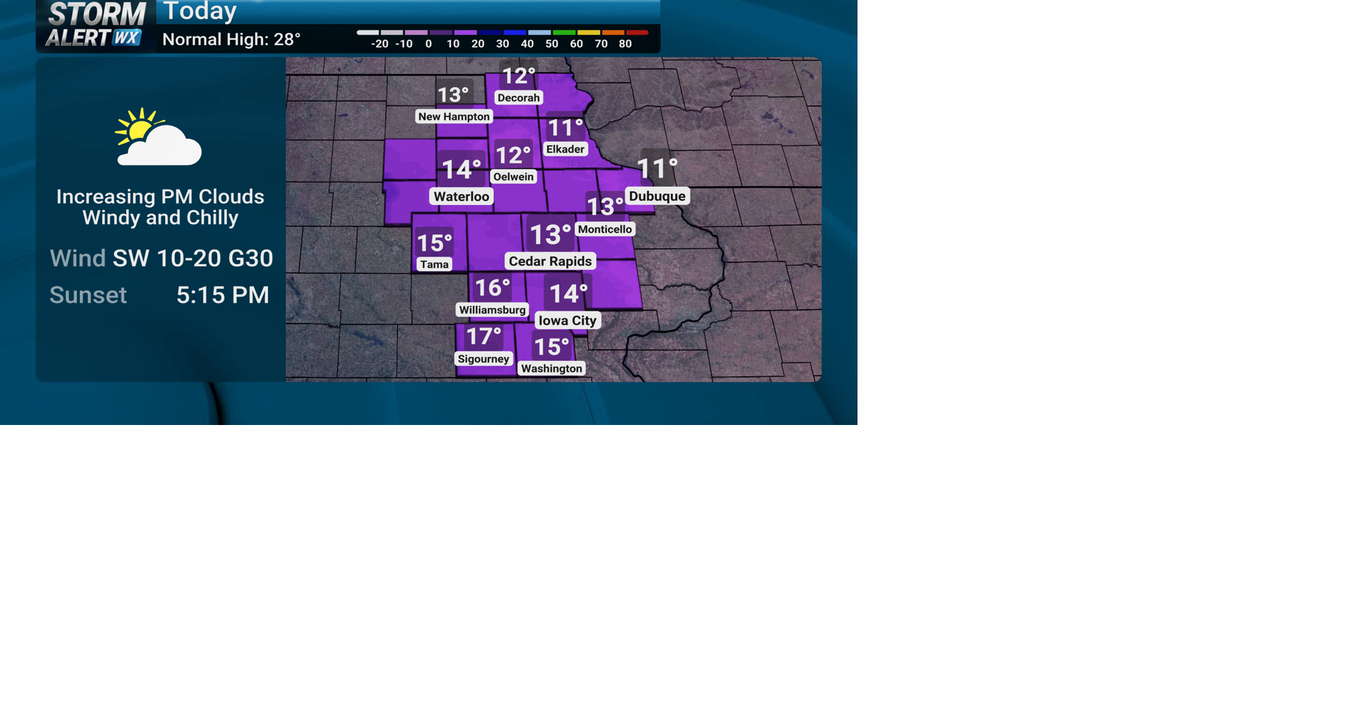 TRACKING: A cold week with sunshine | Forecast | kwwl.com