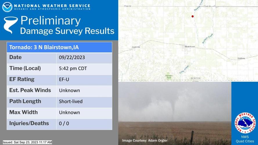 Tornado near Blairstown late Friday afternoon Schnack's Weather Blog