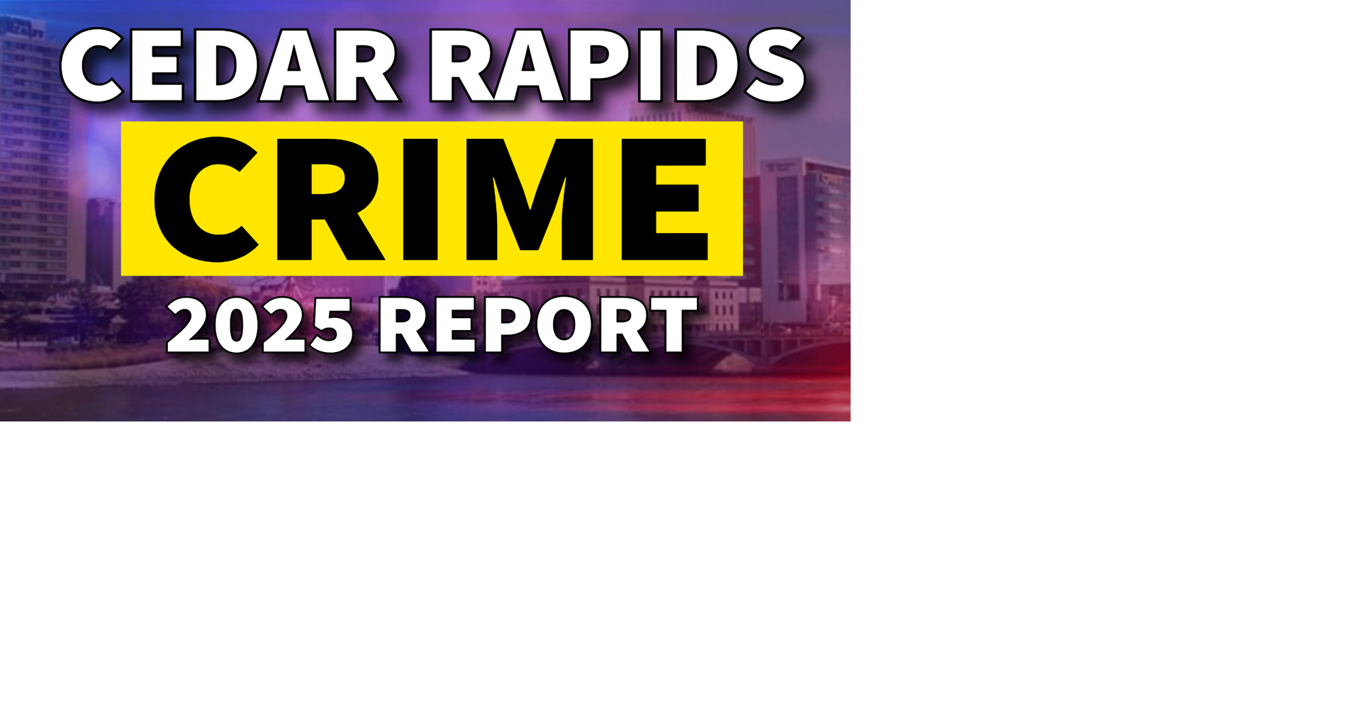 Cedar Rapids crime stats show drop in shots fired and shoplifting in ...