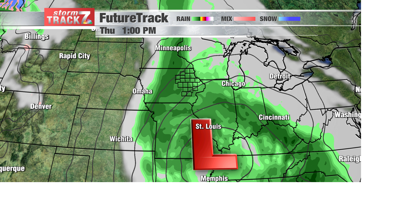 Tracking Next Round Of Rain Later This Week Forecast Kwwl