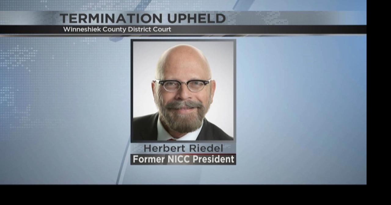 Judge rules in favor of NICC in termination for former school president ...