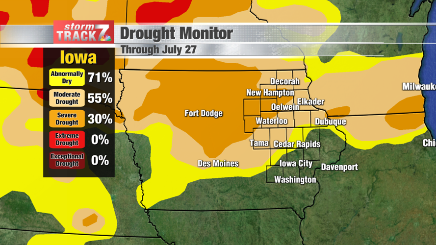 Severe drought continues across parts of Iowa | Schnack's Weather Blog ...