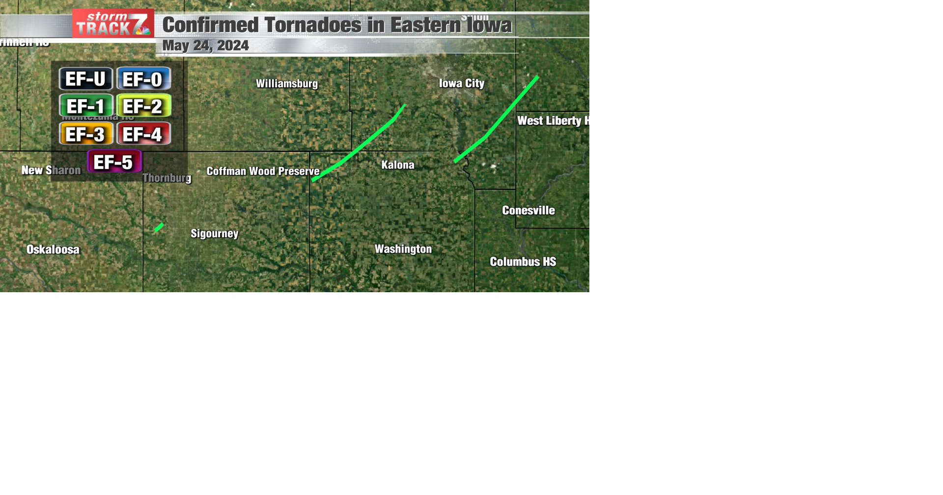Three confirmed tornadoes in eastern Iowa Friday | Schnack's Weather ...