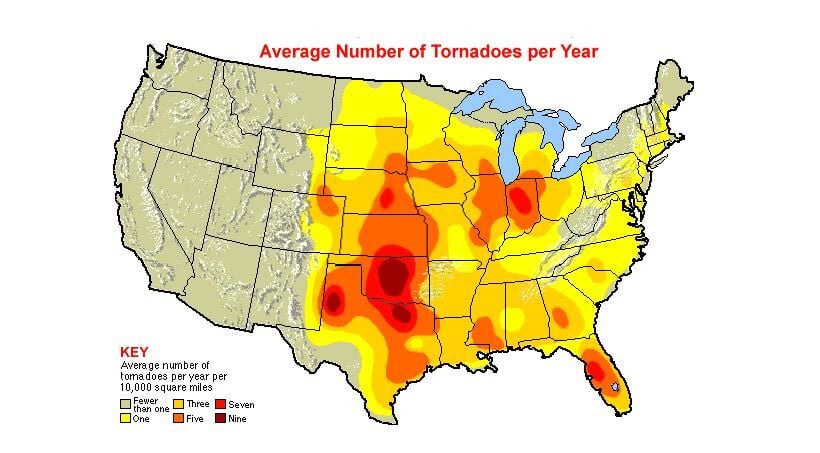 Why does the U.S. have more tornadoes than anywhere else in the world ...