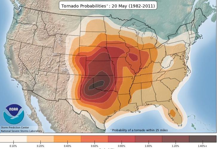 Why does the U.S. have more tornadoes than anywhere else in the world ...
