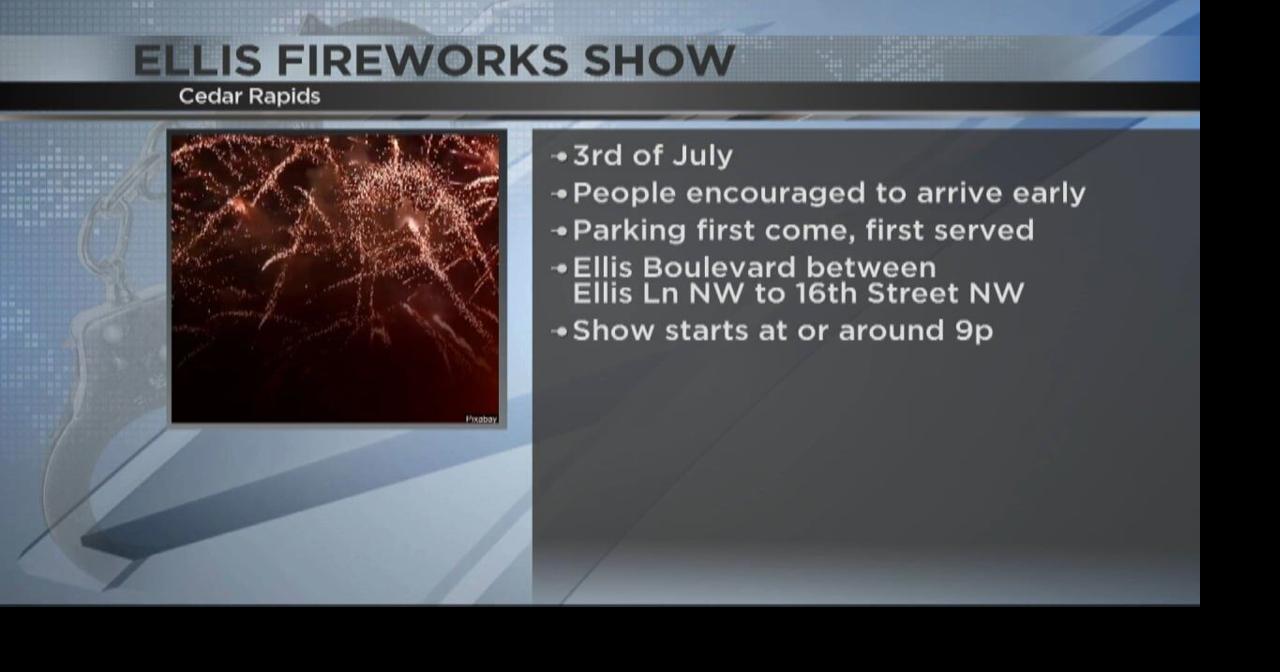Firework shows across Eastern Iowa Video
