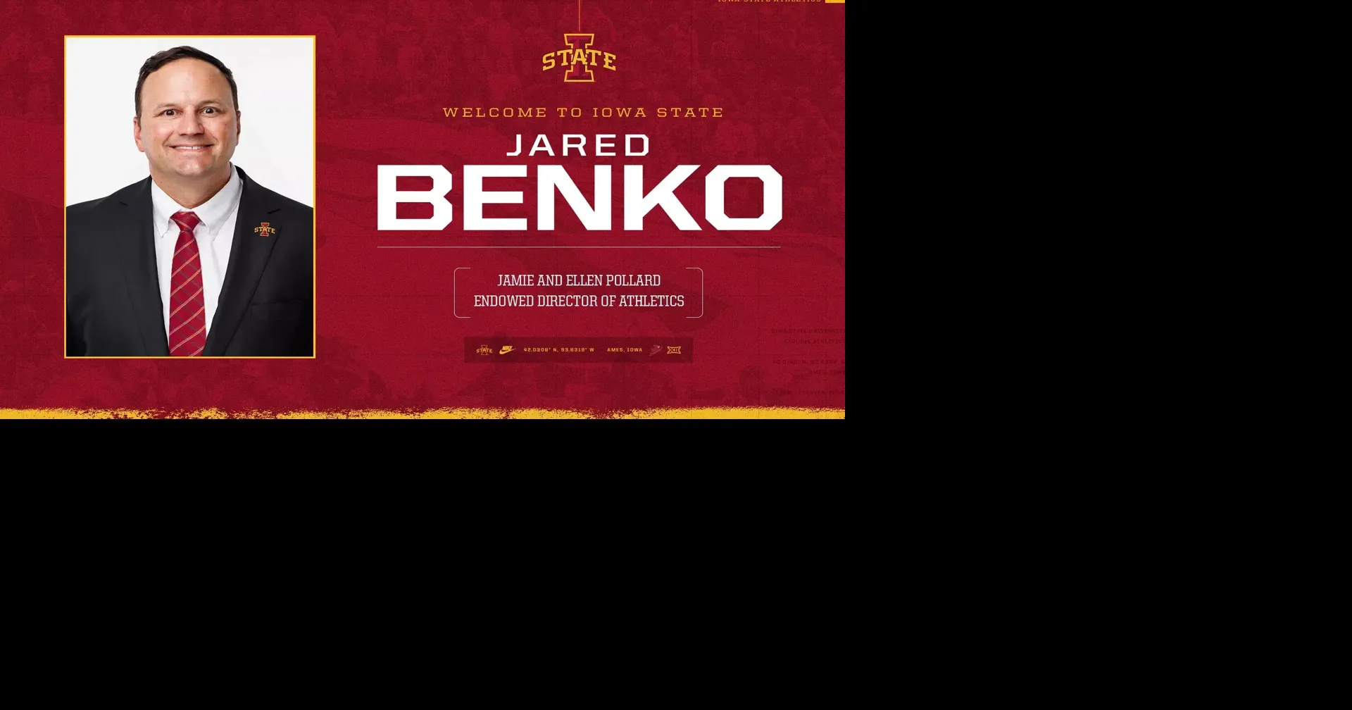 Iowa State names Jared Benko as new athletics director
