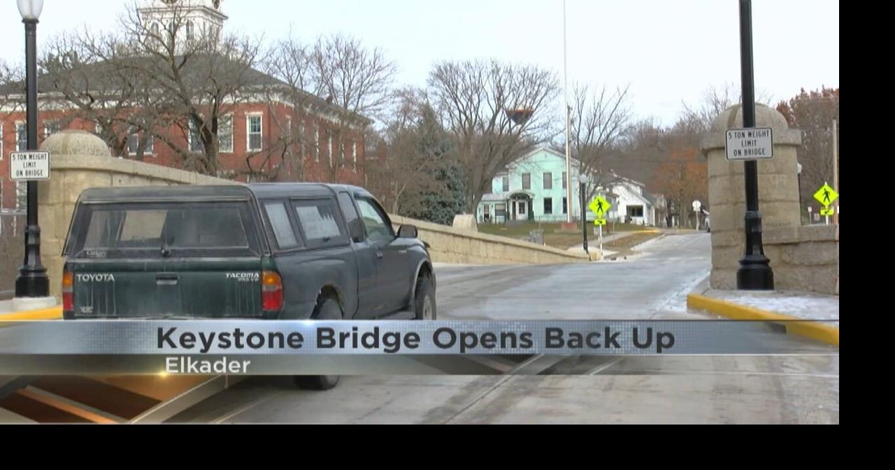 City of Elkader holds ceremony for reopening of Keystone Bridge Iowa