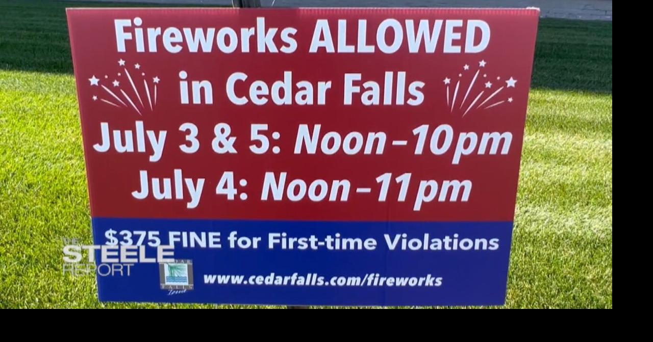 Cedar Falls Fireworks allowed 4th of July holiday weekend for first