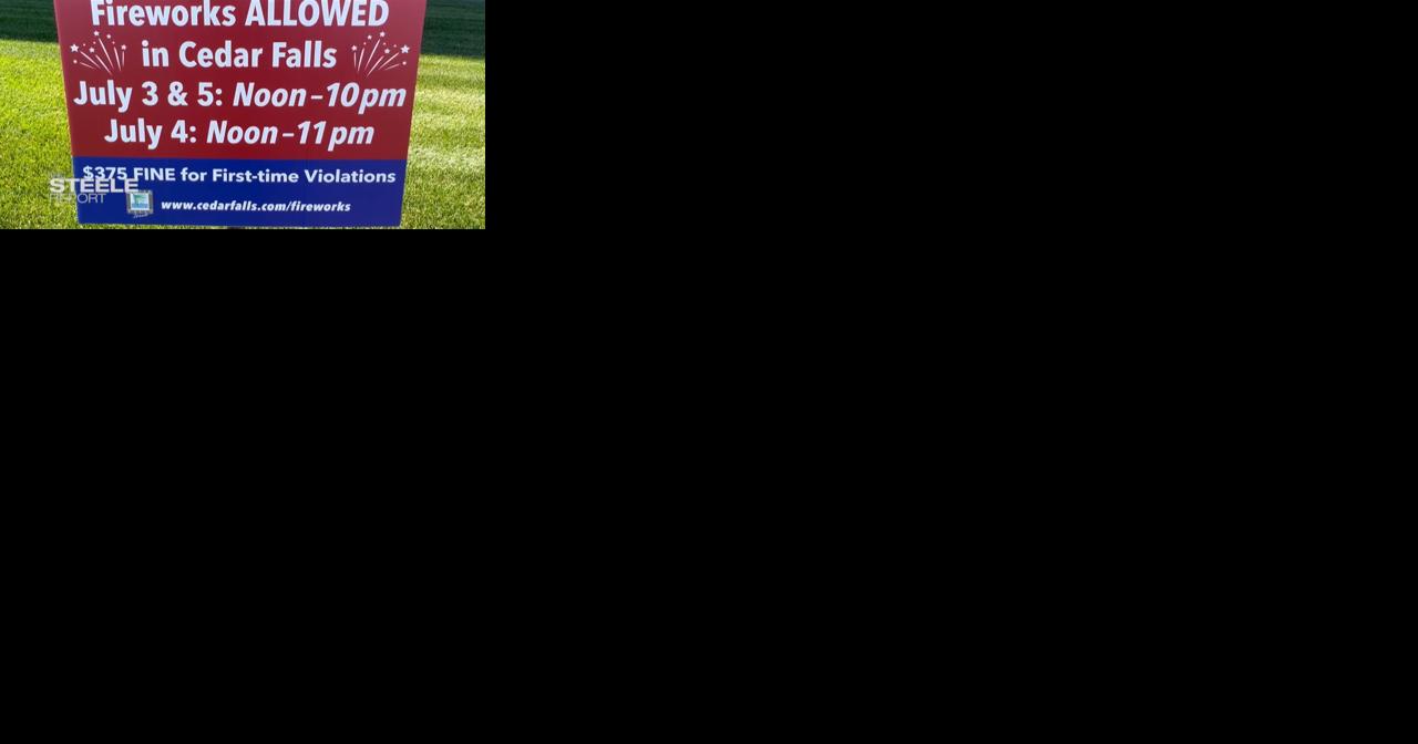 Cedar Falls Fireworks allowed 4th of July holiday weekend for first time - Vimarsana News