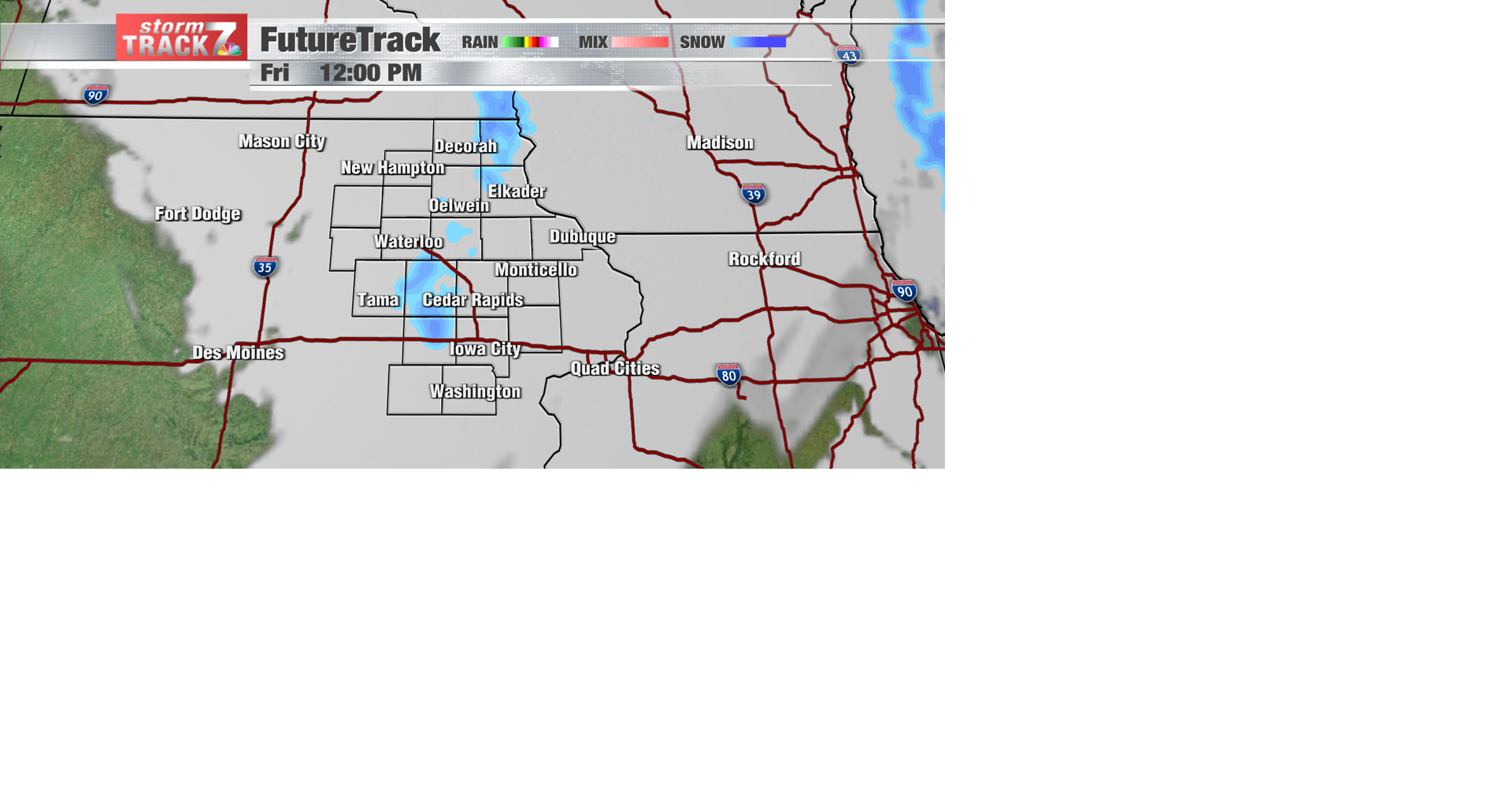 TRACKING: Chance of light snow | Forecast | kwwl.com