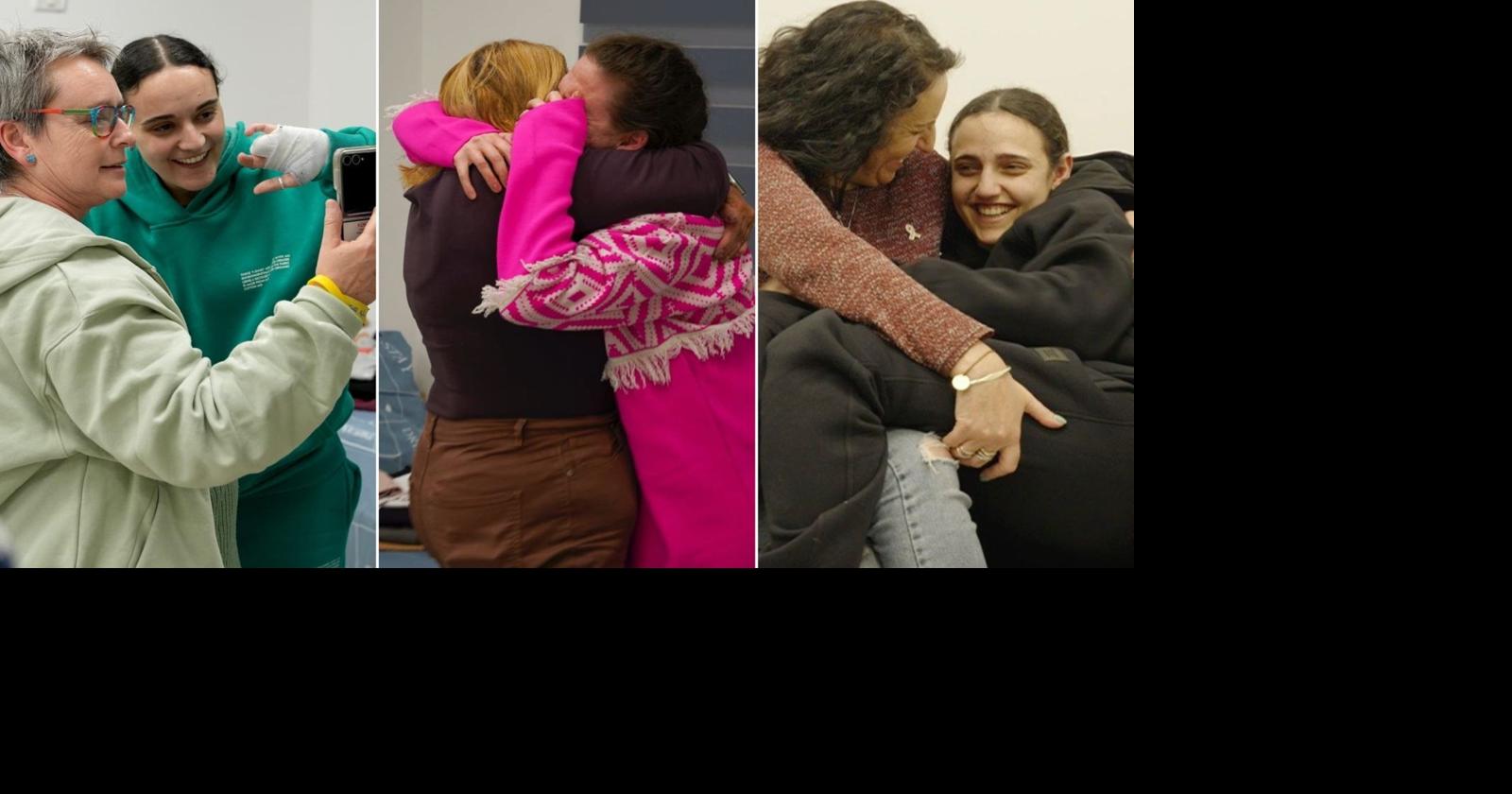 ‘Everybody is crying’: Israelis rejoice as 3 hostages returned after ...
