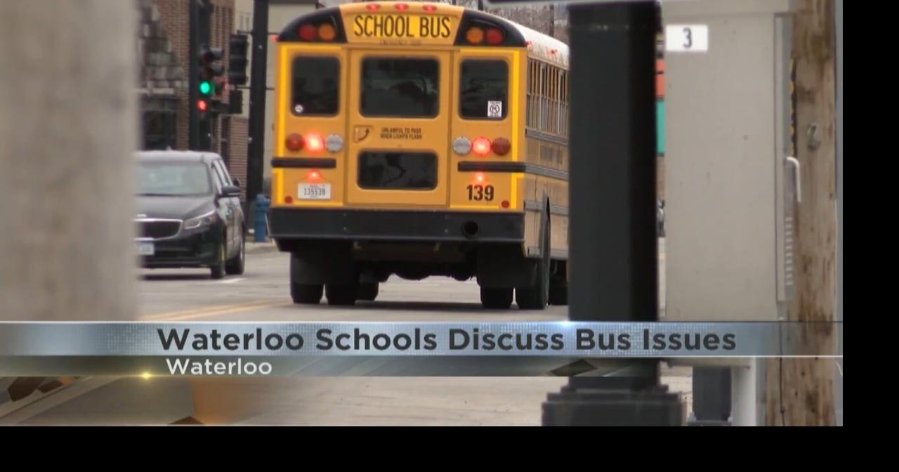 Waterloo parents expressing frustration with school bus system after
