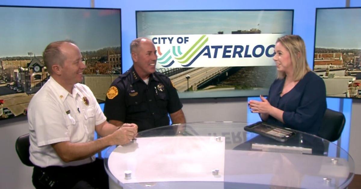 Rob Hackman Waterloo Waterloo Police Chief Rob Duncan and Waterloo Fire Chief Bill Beck ...