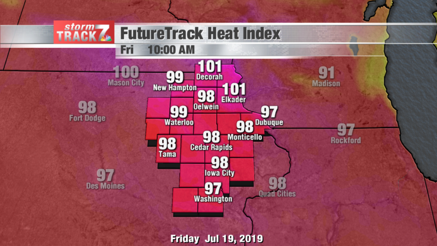 TRACKING: Dangerous heat continues | Archive | kwwl.com