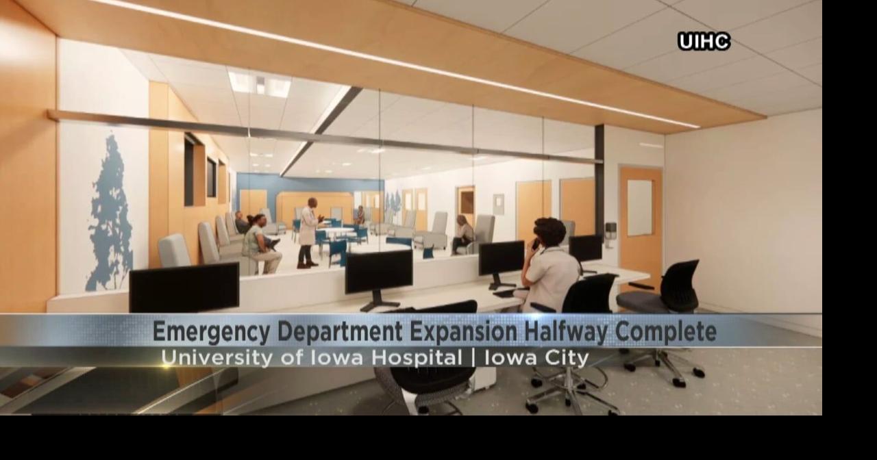 UIHC's Emergency Department halfway completed | Iowa City | kwwl.com