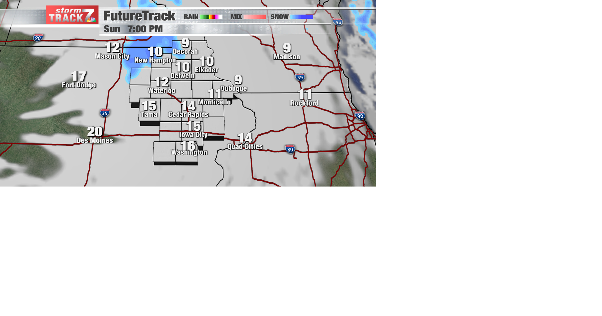 TRACKING: Another round of light snow tonight | Forecast | kwwl.com