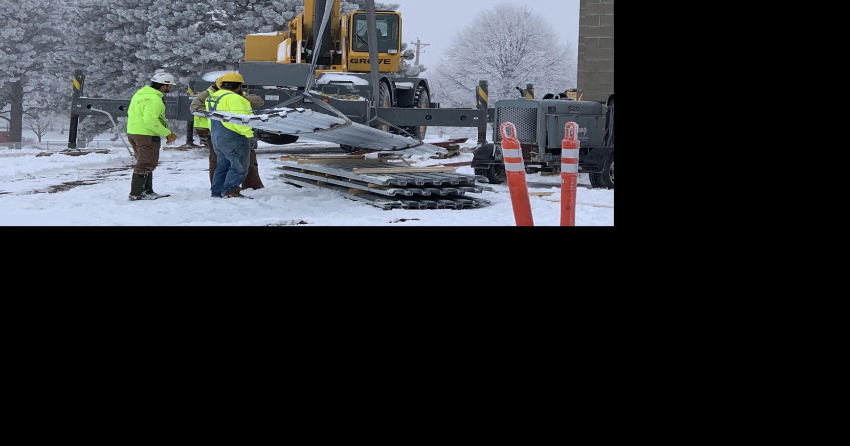 LOWELL UPDATE Has the recent snowfall affected progress on