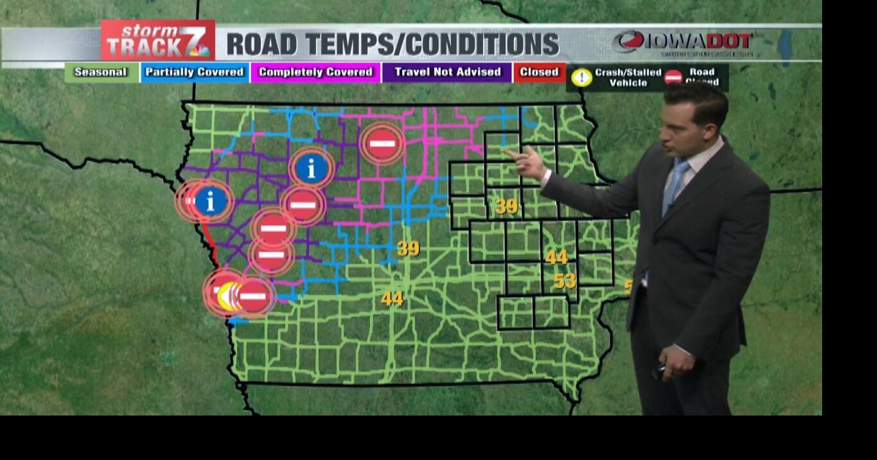 Checking on midday road conditions | Video | kwwl.com
