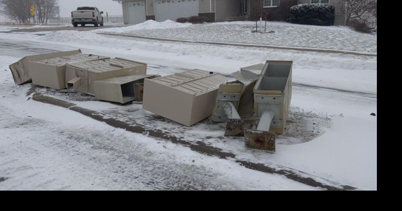 Hudson mailboxes knocked down by local contractor, not city crew