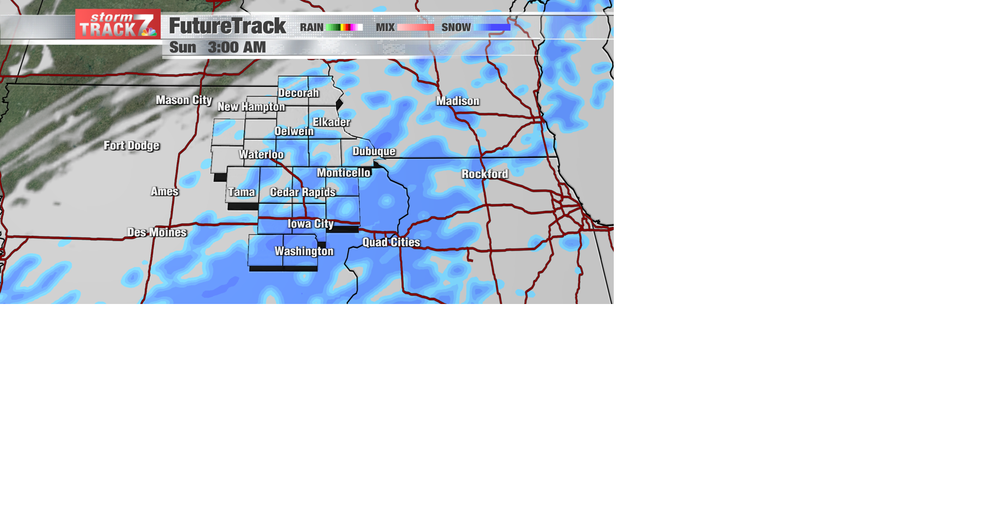 TRACKING: Cold temperatures and light snow Saturday night | Forecast ...