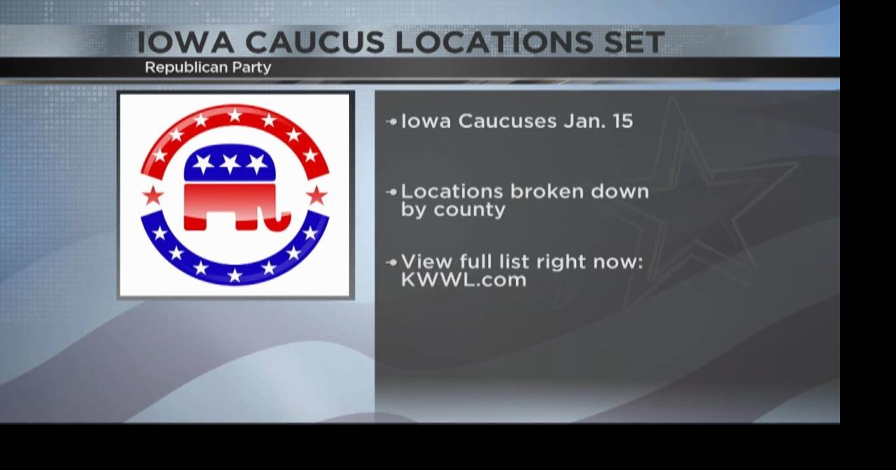 Iowa GOP releases Caucus Locations Video