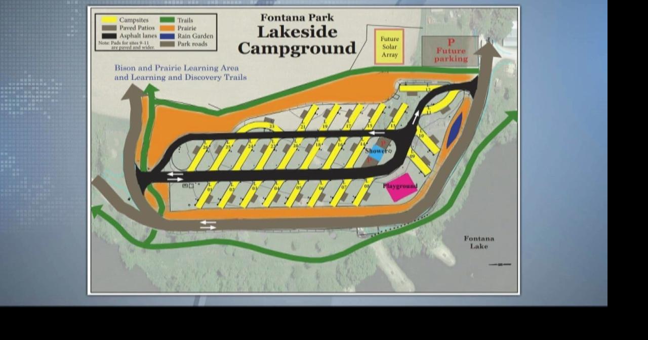 Lakeside Campground at Fontana Park in Hazelton is getting ready to