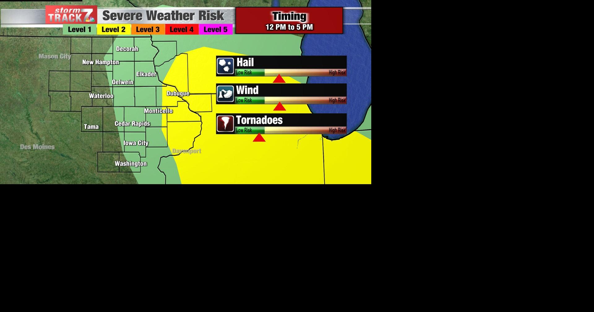 TRACKING: Chance of storms today | Forecast | kwwl.com