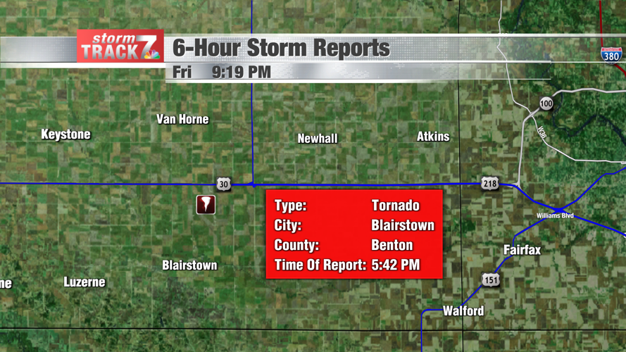 Tornado near Blairstown late Friday afternoon Schnack's Weather Blog