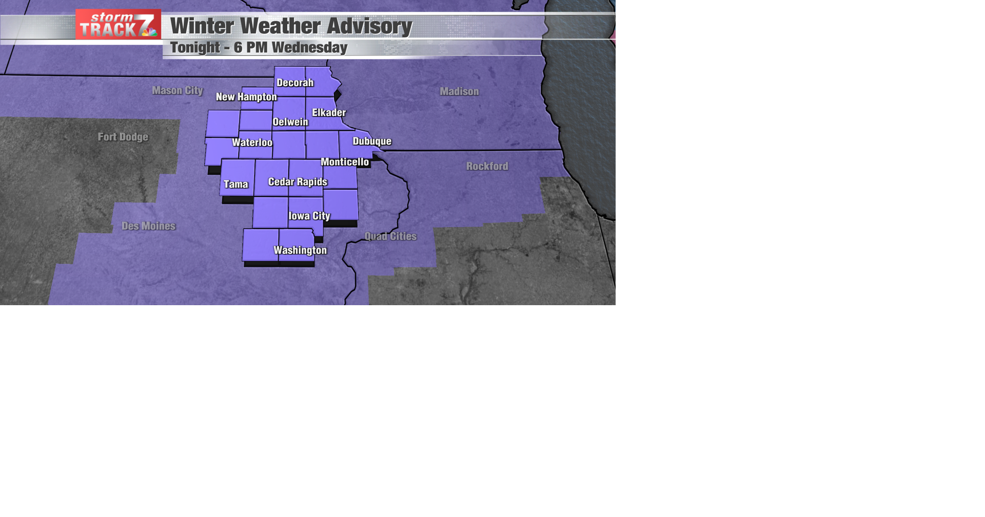 TRACKING: Chance of light snow tonight | Forecast | kwwl.com
